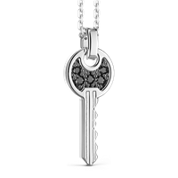 Collar Zancan in Plata Spinello ESC188-NE - ESC188-NE